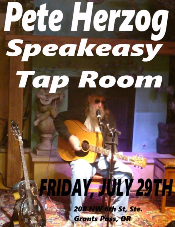 7/29/2016: Pete Herzog @ The Speakeasy Tap Room in Grants Pass