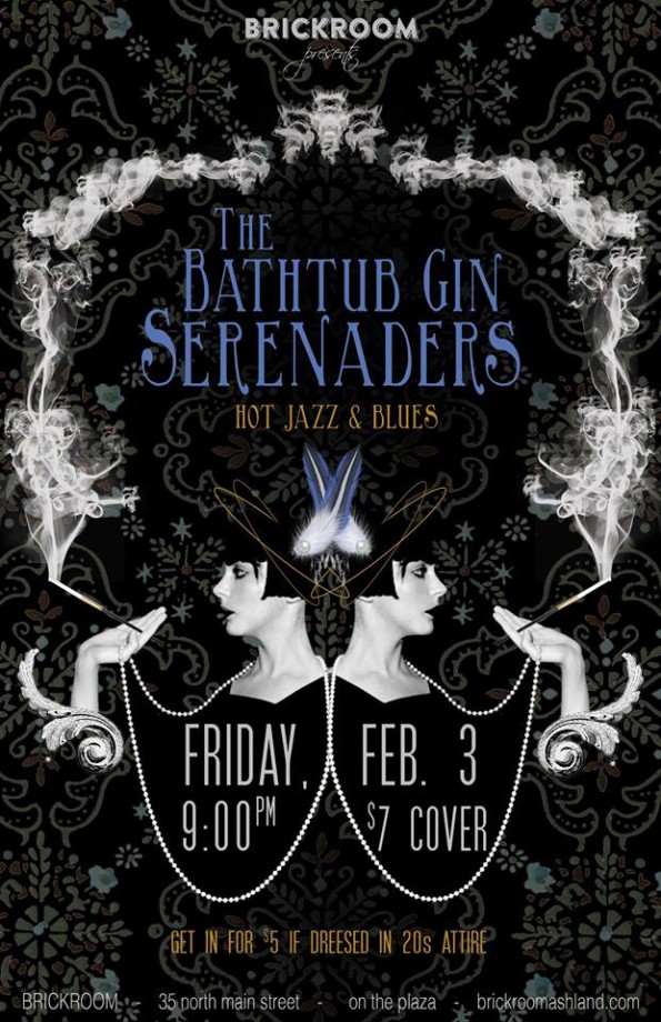 2/3/2017: The Bathtub Gin Serenaders @ The Brickroom