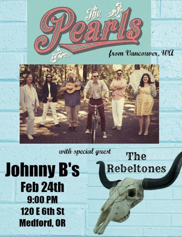 2/24/2017: The Pearls w/The Rebeltones @ Johnny B’s