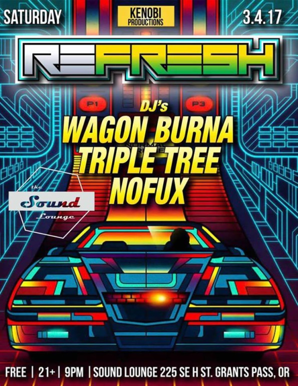 3/4/2017: Wagon Burna, Triple Tree & Nofux @ The Sound Lounge