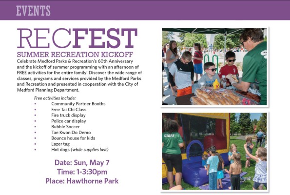 5/7/2017: RECFEST @ Hawthorne Park (Medford, OR)