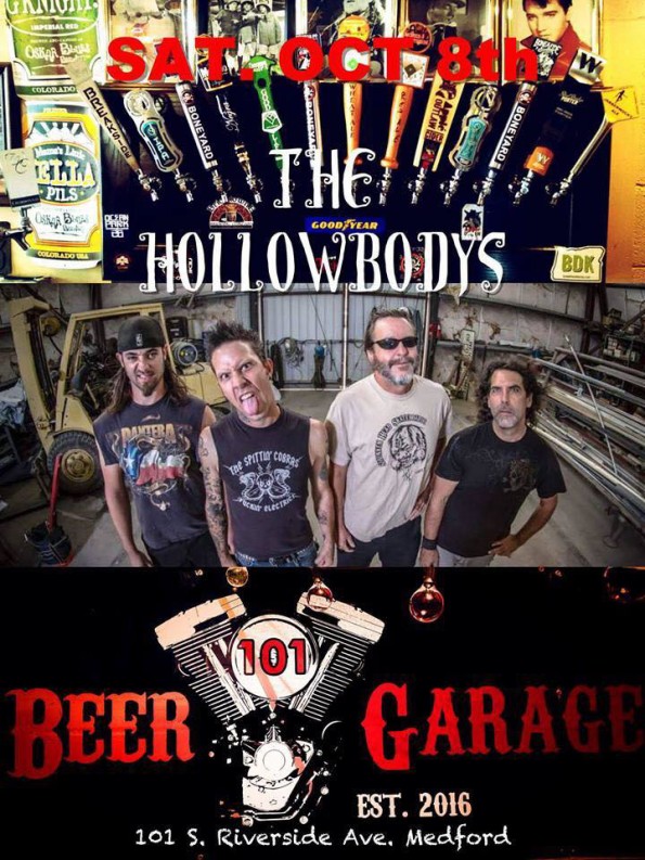 10/8/2016: The Hollowbodys @ The 101 Beer Garage (Medford, OR)