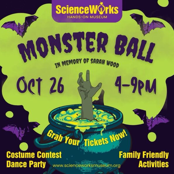 [10/26/2024] Monster Ball (In Memory of Sarah Wood) @ ScienceWorks in Ashland, OR.